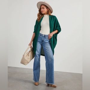 Vici Holiday Spirit Chenille Pocketed Dolman Cardigan